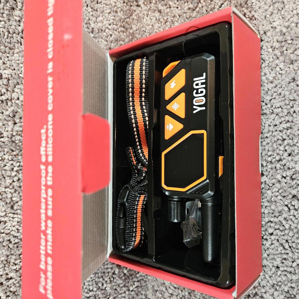 YOGAL Dog training collar. Black. Model PD513-TIO. NIB - Picture 4 of 6